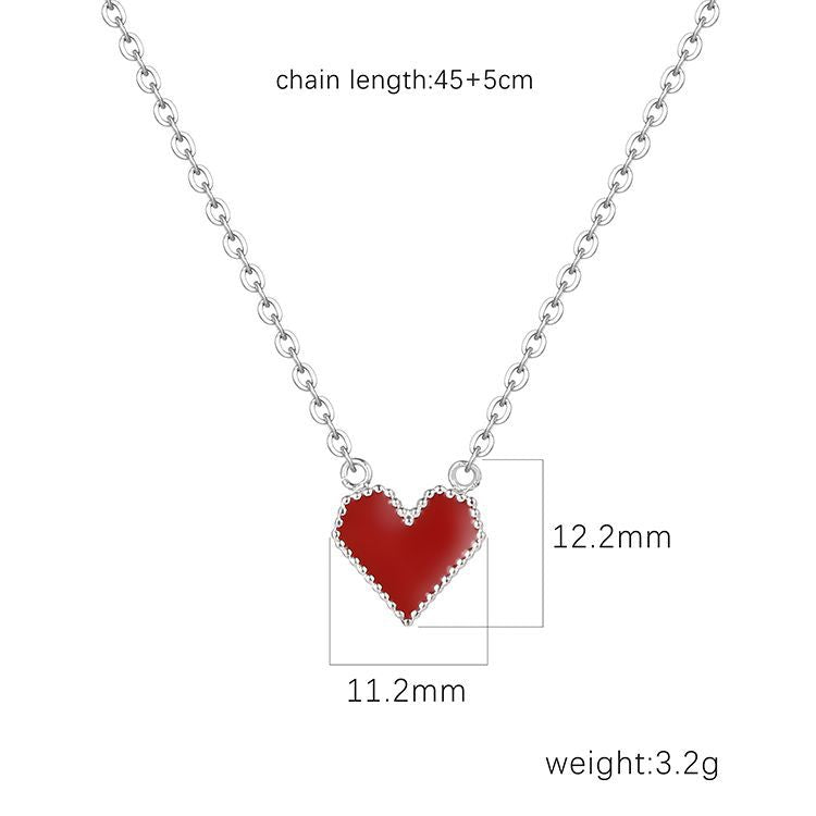 Stainless Steel Pendant Necklace 18K Gold-Plated Chain Trendy Jewelry Wholesale