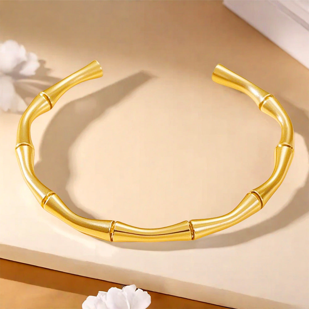 Minimalist Stainless Steel Open-Ended Bracelets Titanium Steel Jewelry Bracelets Wholesale