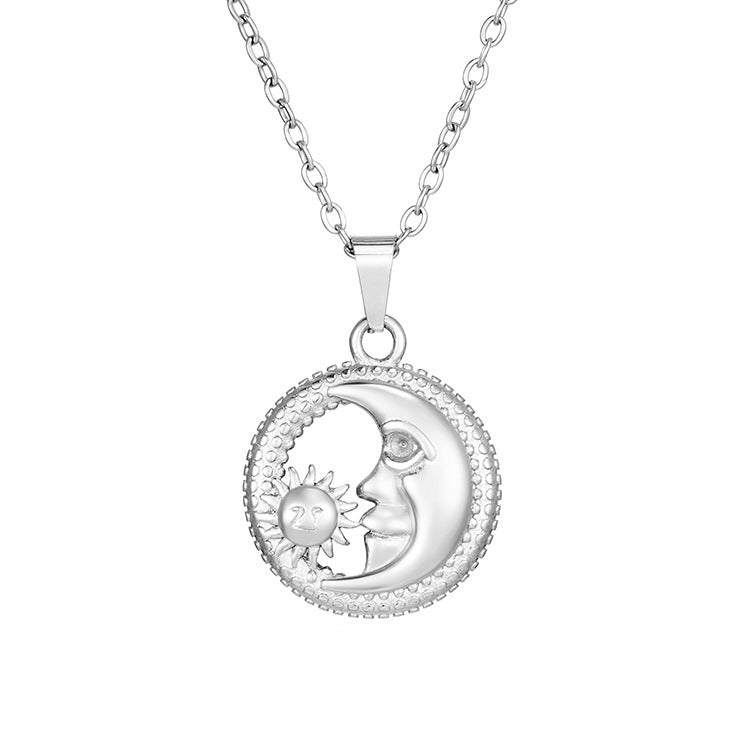 Trendy 18K Gold-Plated Stainless Steel Pendant Necklace for Women