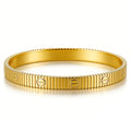 Stainless Steel lover's Bracelets Open-Style Fade-Resistant