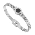 Vintage Roman Numeral Ring Stainless Steel Bracelet Titanium Steel, Fade-Resistant, Spring-Closure Bracelet