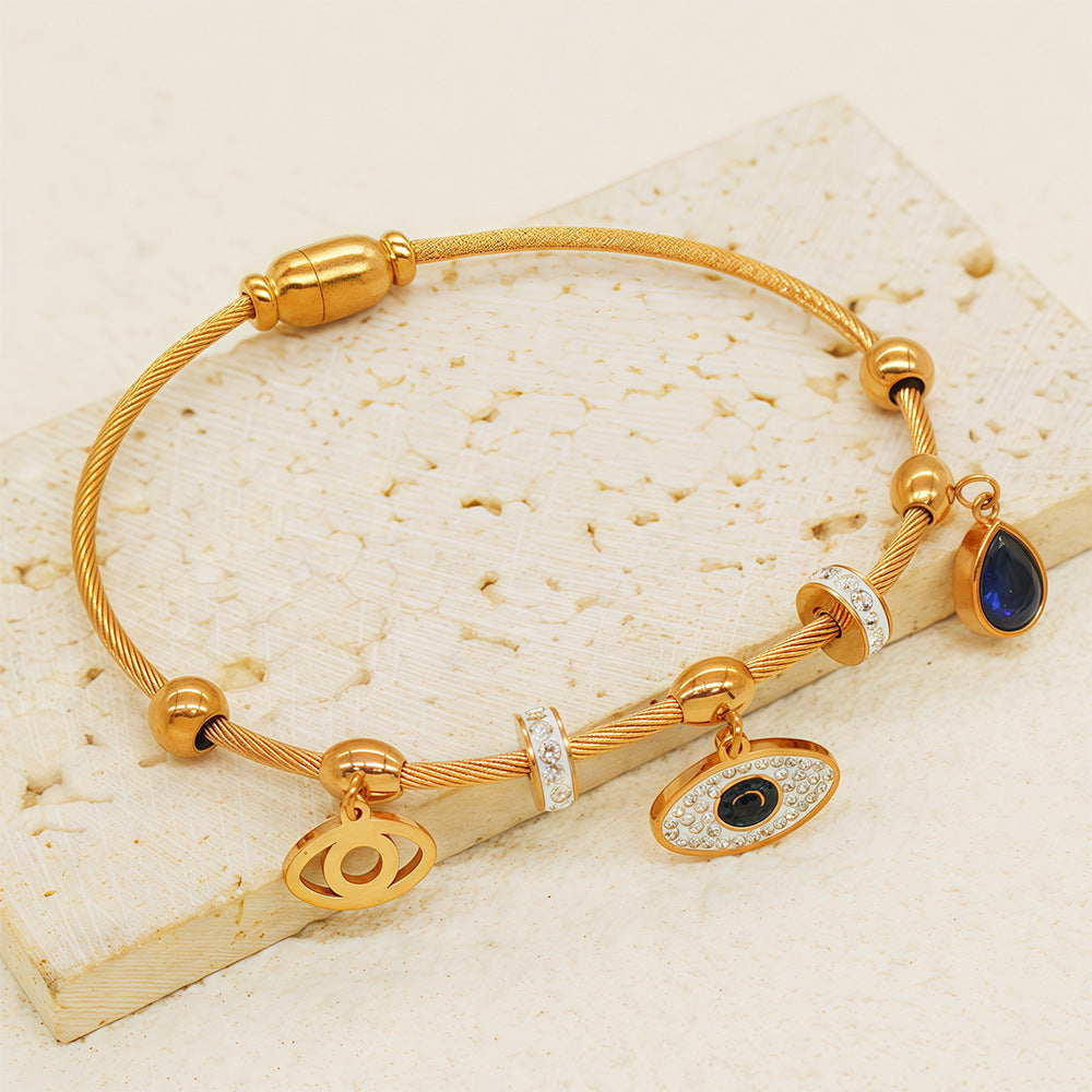 Devil's Eye Bracelet High-End Stainless Steel Bracelet