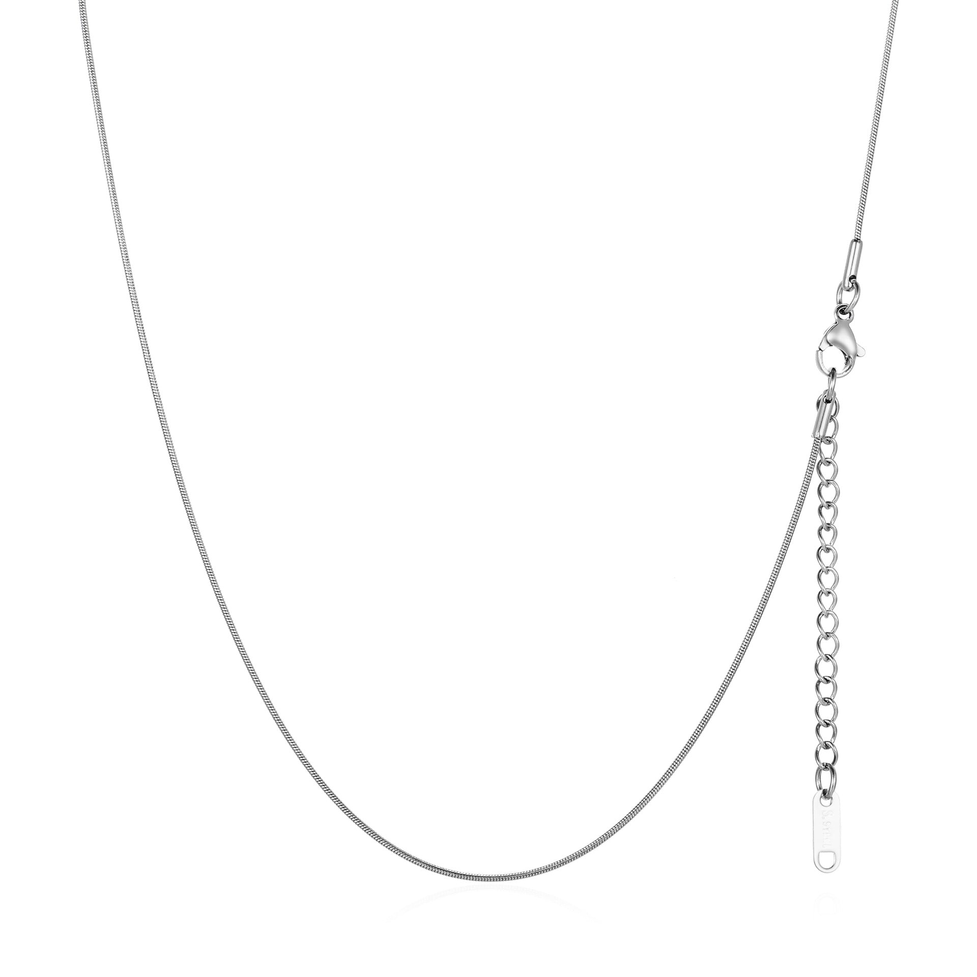 Fashionable 18K Gold-Plated Stainless Steel Figaro Necklace Trendy and Versatile Titanium Steel Chain Necklace