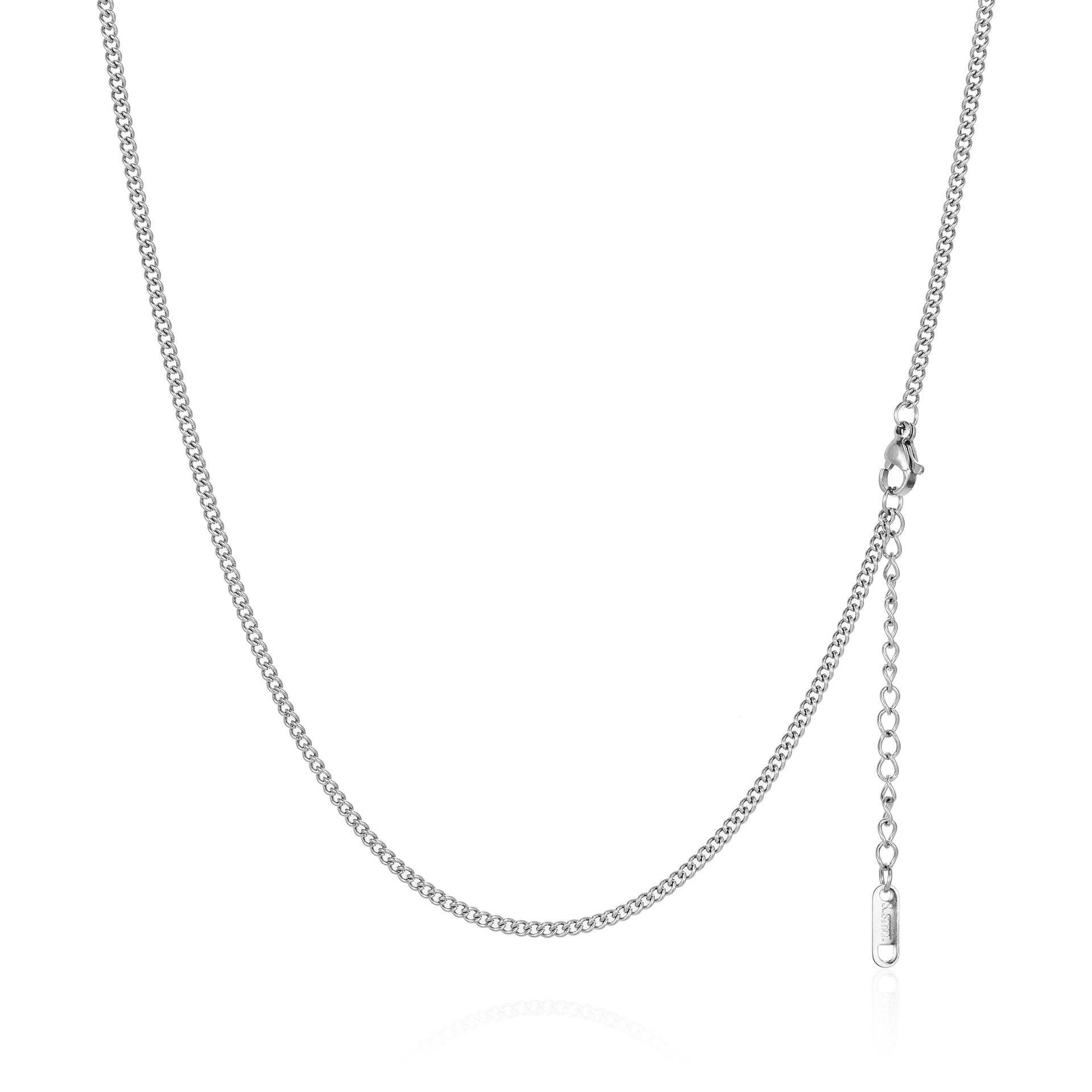 Fashionable 18K Gold-Plated Stainless Steel Figaro Necklace Trendy and Versatile Titanium Steel Chain Necklace