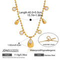 Zircon Necklace - Luxurious and Exclusive Cross-border Small-scale Collar Chain Made of Stainless Steel - High-end Accessory
