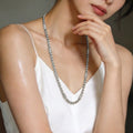 Wholesale Unisex 18K Gold Plated Stainless Steel Necklaces Elegant Waterproof Thick Chain Trendy Party Occasion