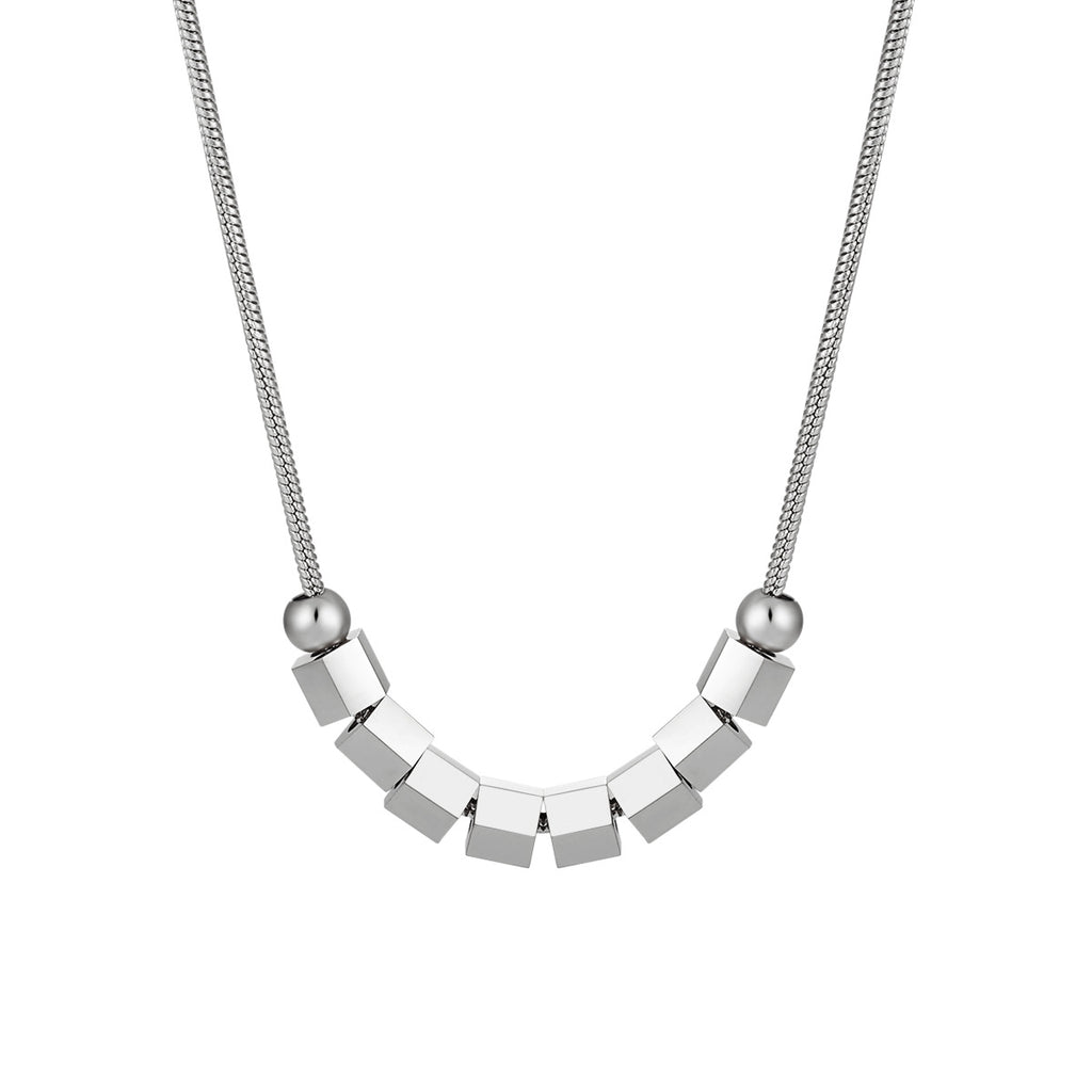 Unisex Trendy Stainless Steel 18K Gold Plated Link Chain Pendant Necklace Vintage Gift Wholesale Customizable