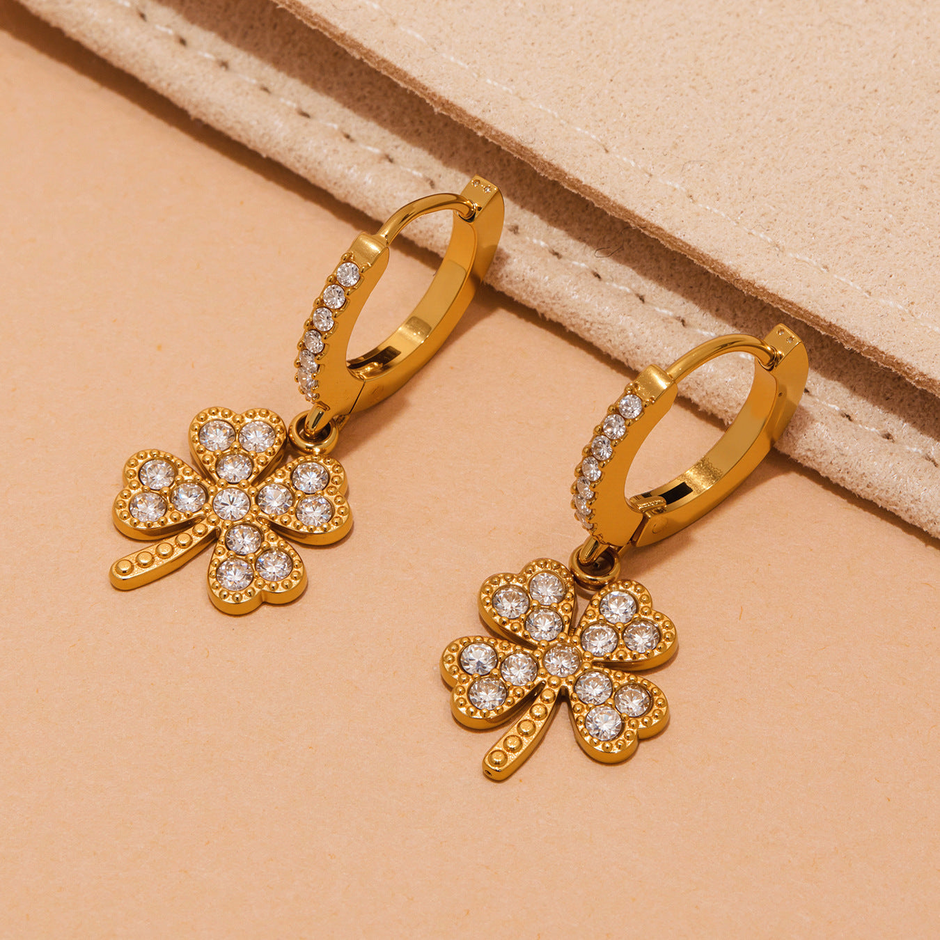 New Arrival Luxury 5A Zirconia Drop Earrings High Quality Stainless Steel Jewelry Elegant and Stylish Fashionable Accessory