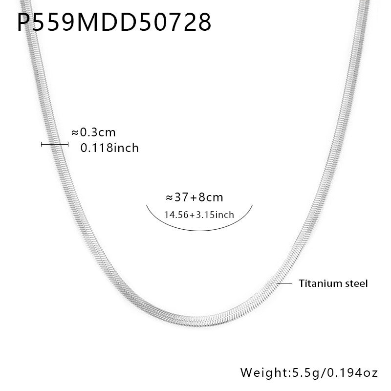Real Gold PVD Plated Stainless Steel Heart Pendant Necklace with White Zircons Best Gift for Women's Party Link Chain