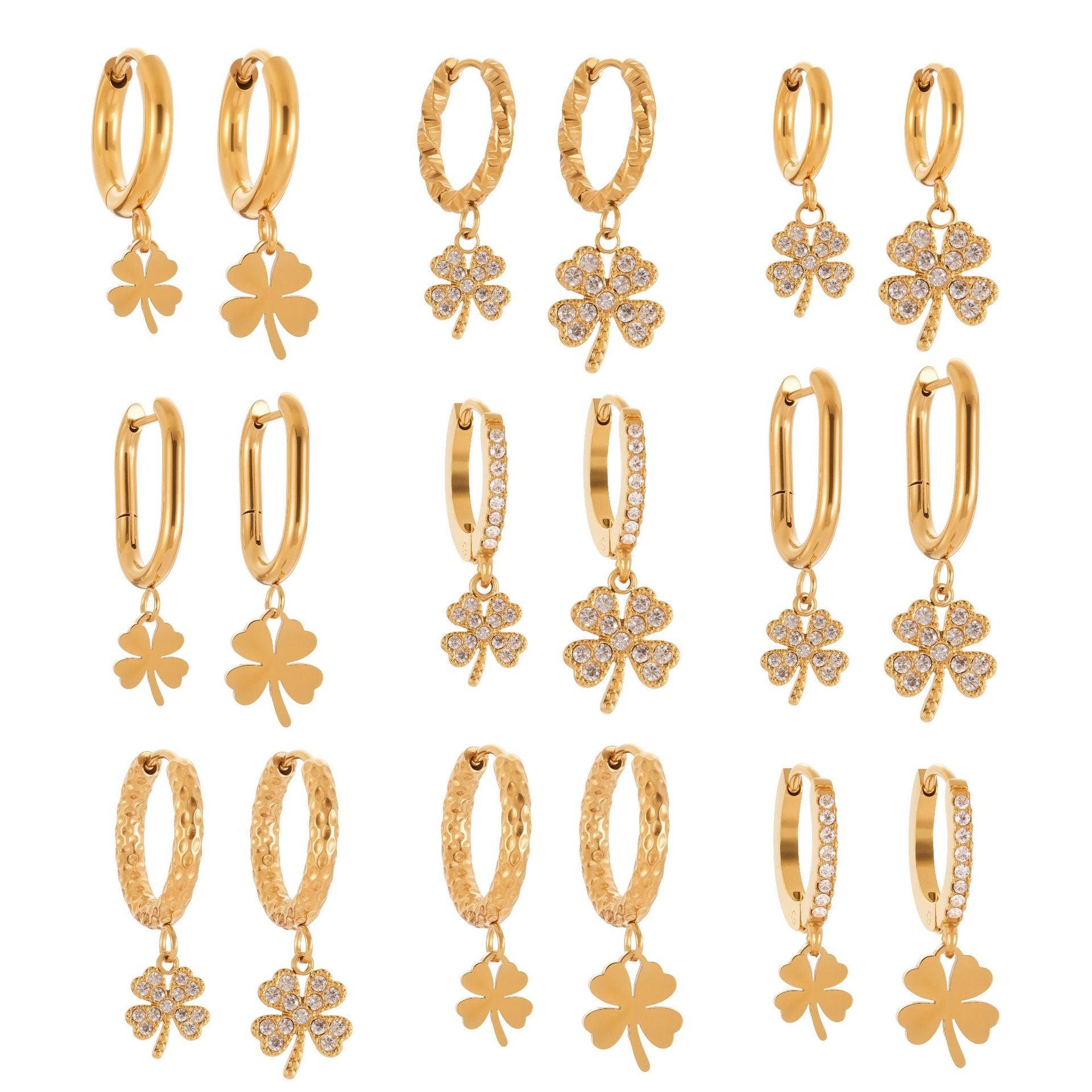 New Arrival Luxury 5A Zirconia Drop Earrings High Quality Stainless Steel Jewelry Elegant and Stylish Fashionable Accessory