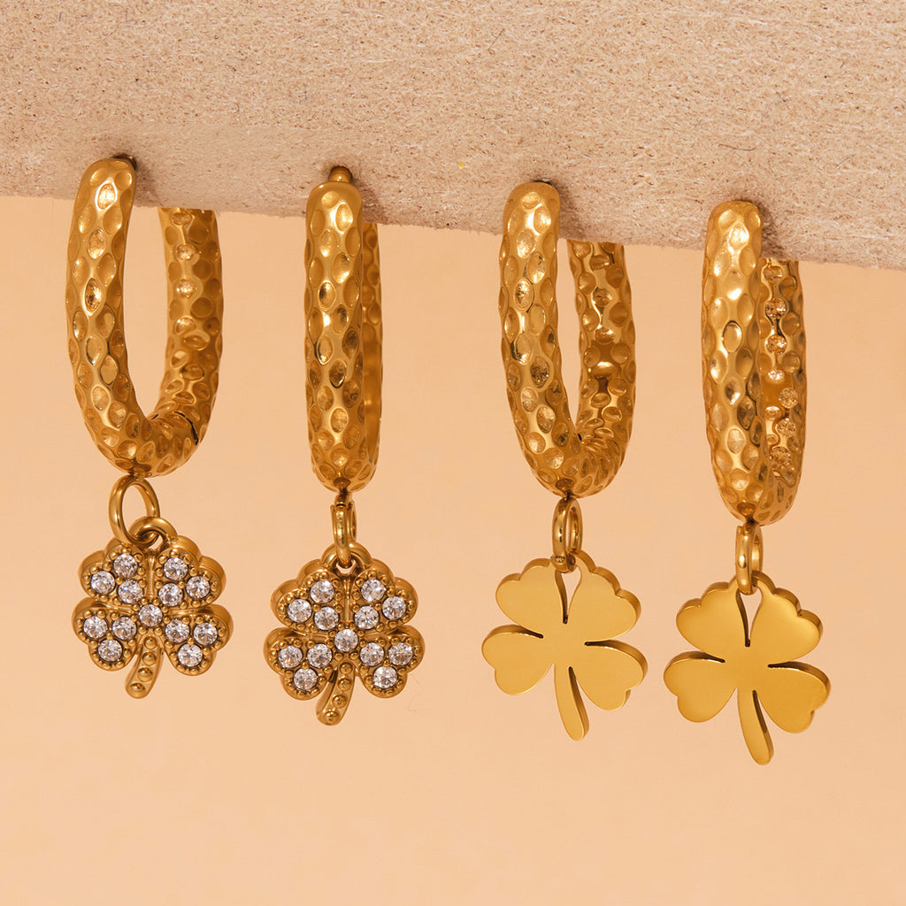New Arrival Luxury 5A Zirconia Drop Earrings High Quality Stainless Steel Jewelry Elegant and Stylish Fashionable Accessory