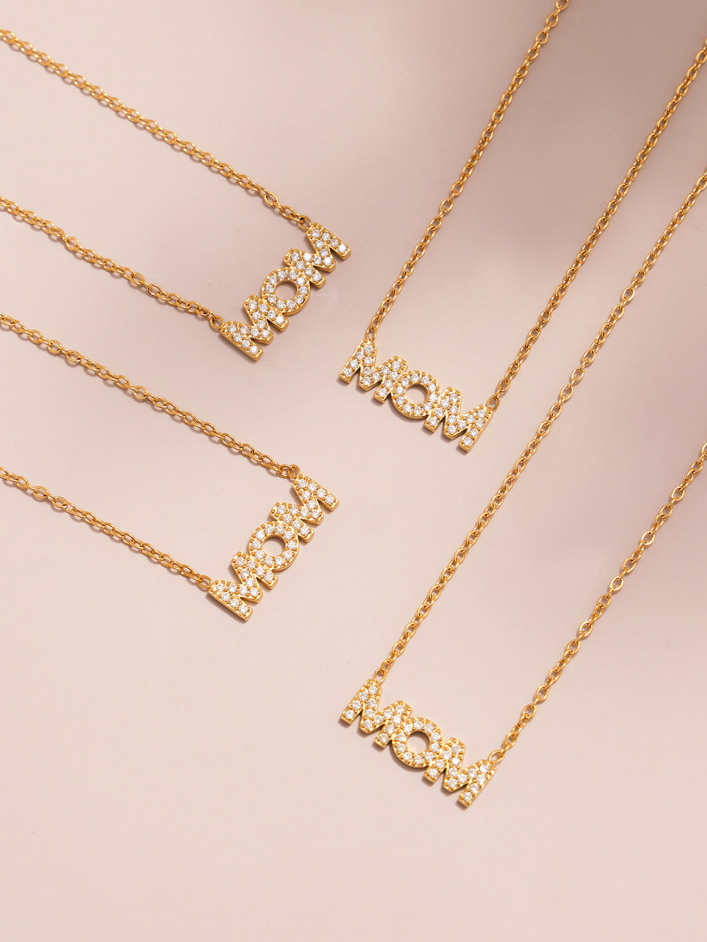 Best Gift Stainless Steel Sun Pendant Necklace for Women Mom Real Gold PVD Plated White Zircons Link Chain for Party Occasions