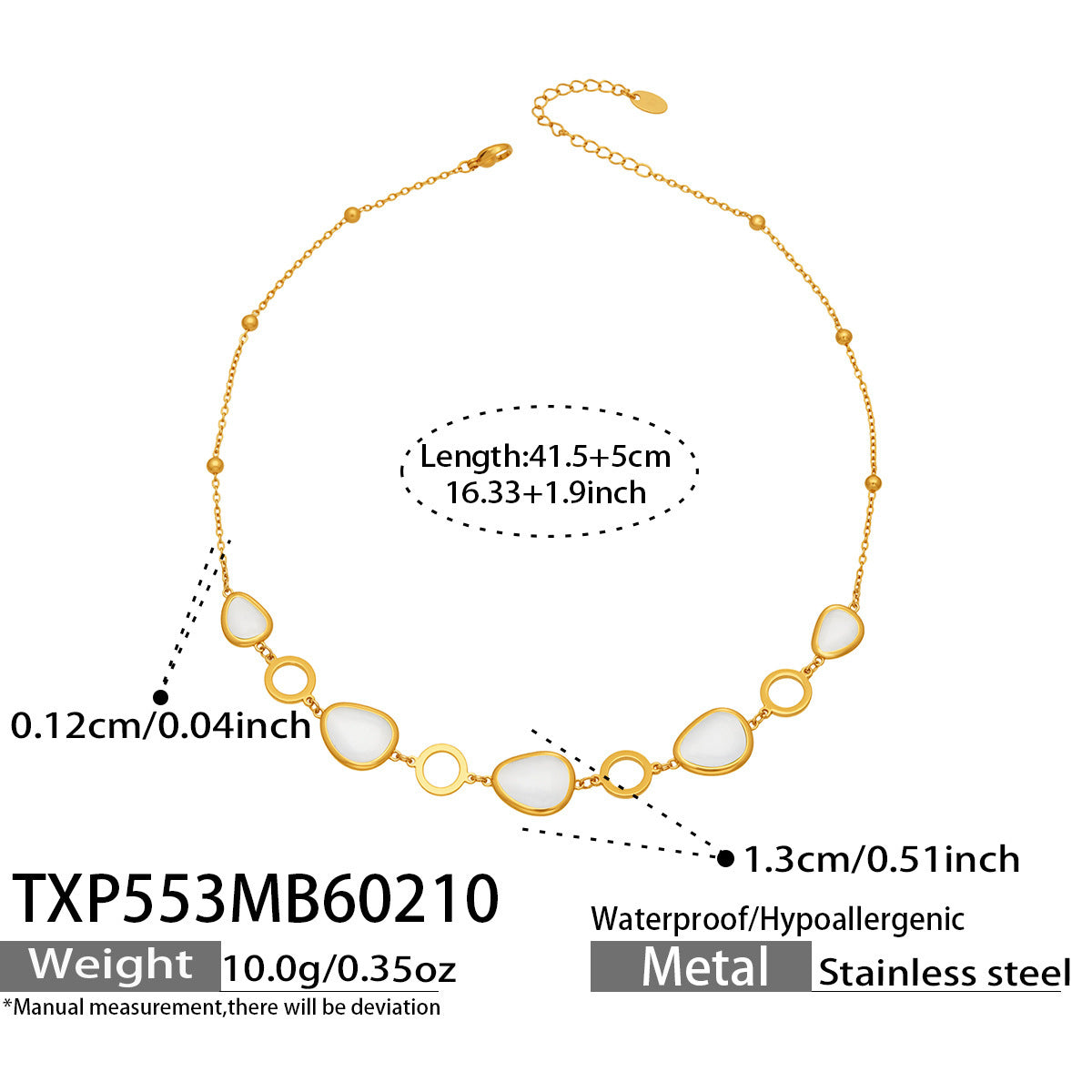 18k Gold Plated Cat Eye Jewelry Set  Waterproof Hypoallergenic Oval Stone  for Women Party Gift