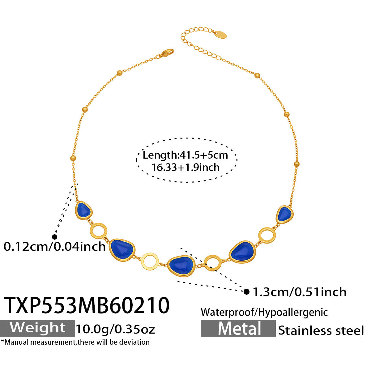 18k Gold Plated Cat Eye Jewelry Set  Waterproof Hypoallergenic Oval Stone  for Women Party Gift