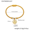 Fashion Sparkly Cubic Zirconia Floral Cuff  Stainless Steel Gold Plated Rhinestone Bangle Jewelry  Wedding Party