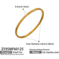Hot Sale Fashion Geometric Square Zircon Bangle, Stackable Bangle for Women in Stock Now