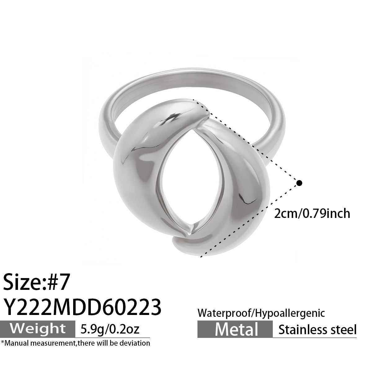 Factory Stainless Steel Rose Gold Geometric Rings Set | Minimalist Stackable Jewelry for Women OEM ODM Support