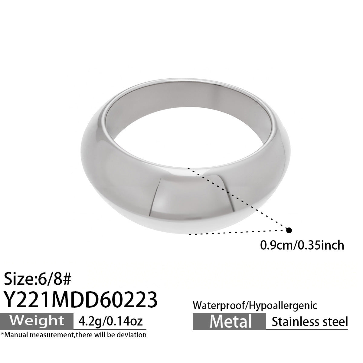 Factory Stainless Steel Rose Gold Geometric Rings Set | Minimalist Stackable Jewelry for Women OEM ODM Support