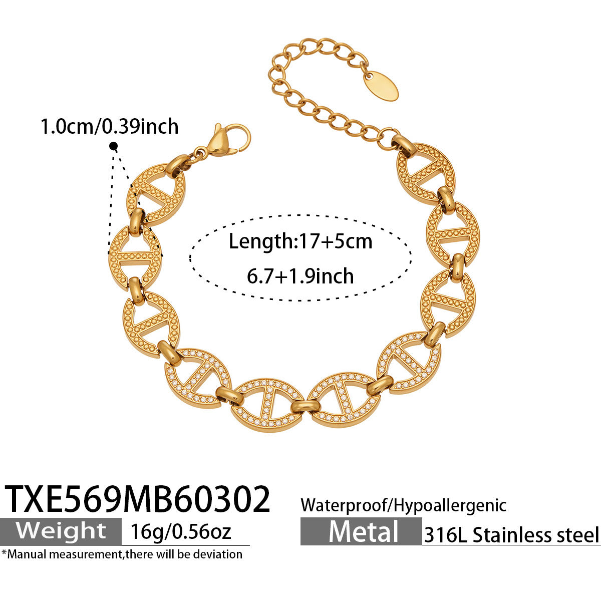 2026 New Arrival Luxury Stainless Steel Rhinestone Jewelry Set for Women Fashion Choker Necklace Bracelet Earring Ring  Set