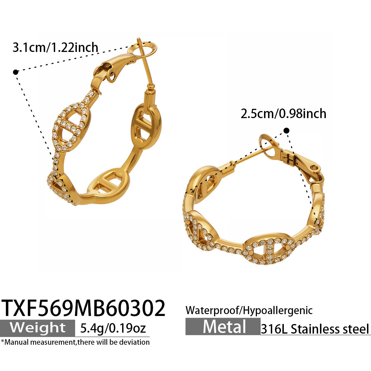 2026 New Arrival Luxury Stainless Steel Rhinestone Jewelry Set for Women Fashion Choker Necklace Bracelet Earring Ring  Set