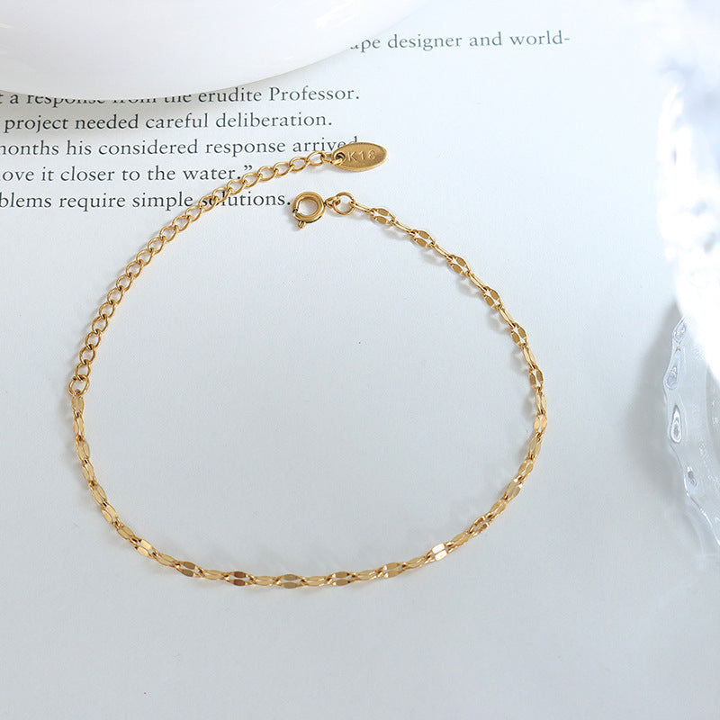 2026 New Light Luxury Stainless Steel Butterfly Bracelet for Women  Gold Plated Eternity  Link 8 Chain