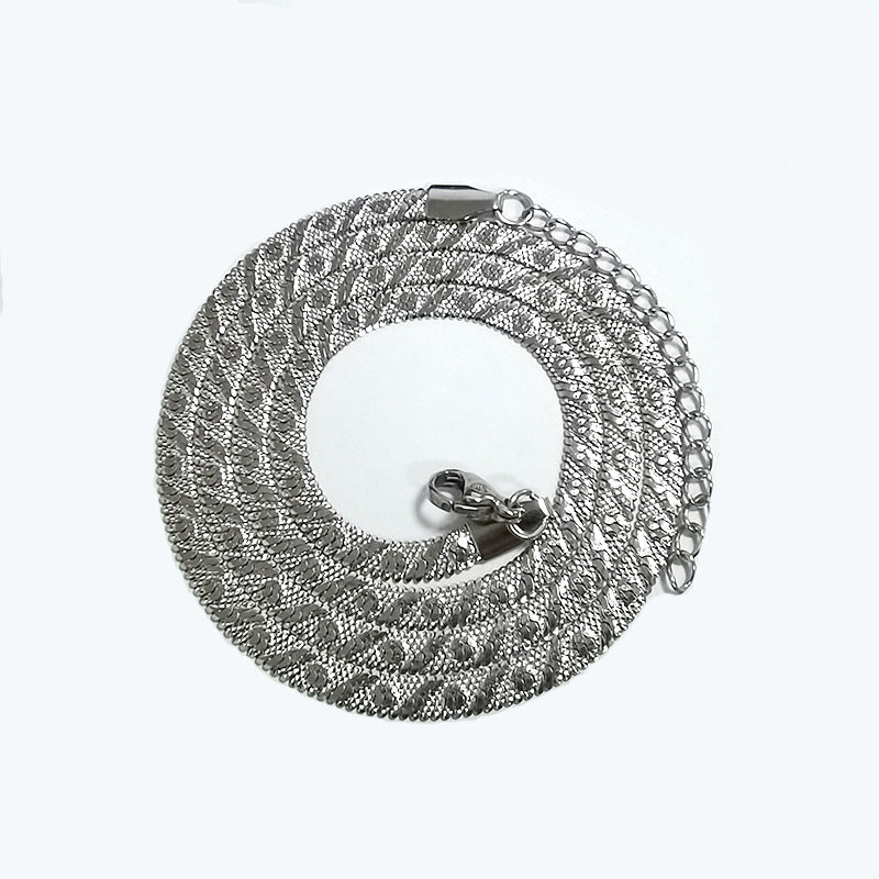 Hot Fashion Unisex Snake Chain Women Necklace Choker Stainless Steel Herringbone Gold Color Chain Necklace for Women Jewelry