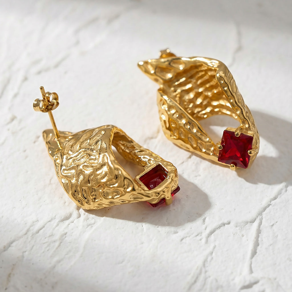 Fashion Designer Conch Stainless Steel  Earrings 18K Gold Plated  5A CZ Elegant Light Luxury Jewelry for Daily Wear