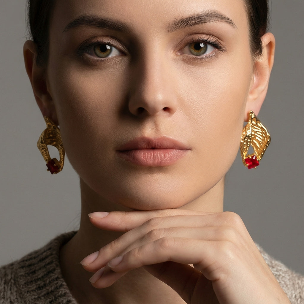 Fashion Designer Conch Stainless Steel  Earrings 18K Gold Plated  5A CZ Elegant Light Luxury Jewelry for Daily Wear