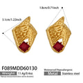 Fashion Designer Conch Stainless Steel  Earrings 18K Gold Plated  5A CZ Elegant Light Luxury Jewelry for Daily Wear