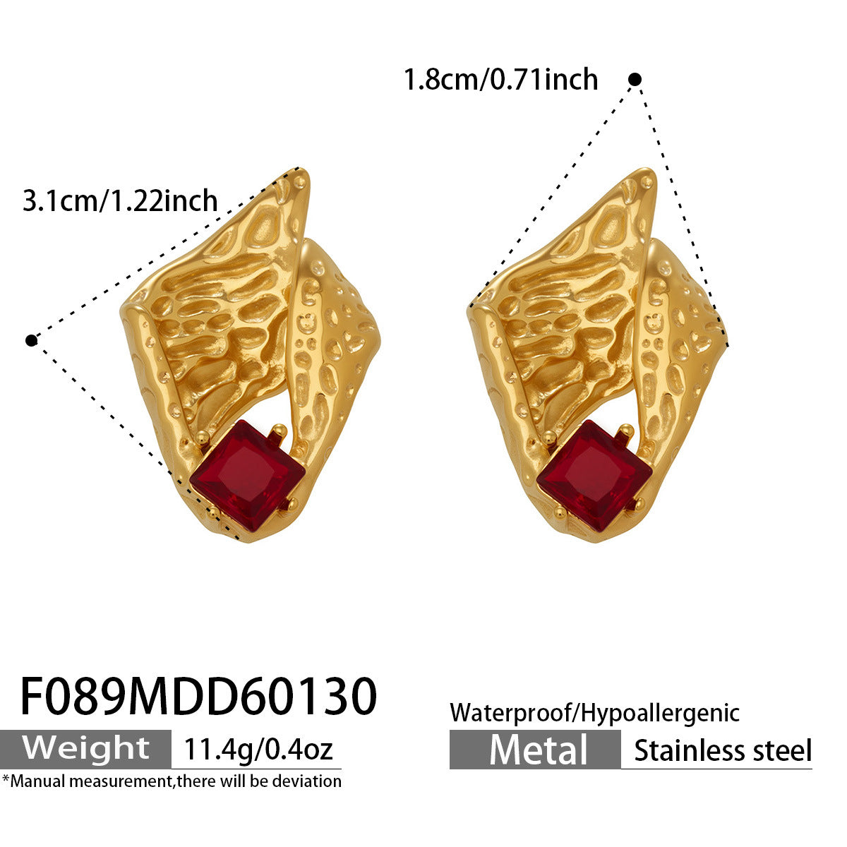 Fashion Designer Conch Stainless Steel  Earrings 18K Gold Plated  5A CZ Elegant Light Luxury Jewelry for Daily Wear