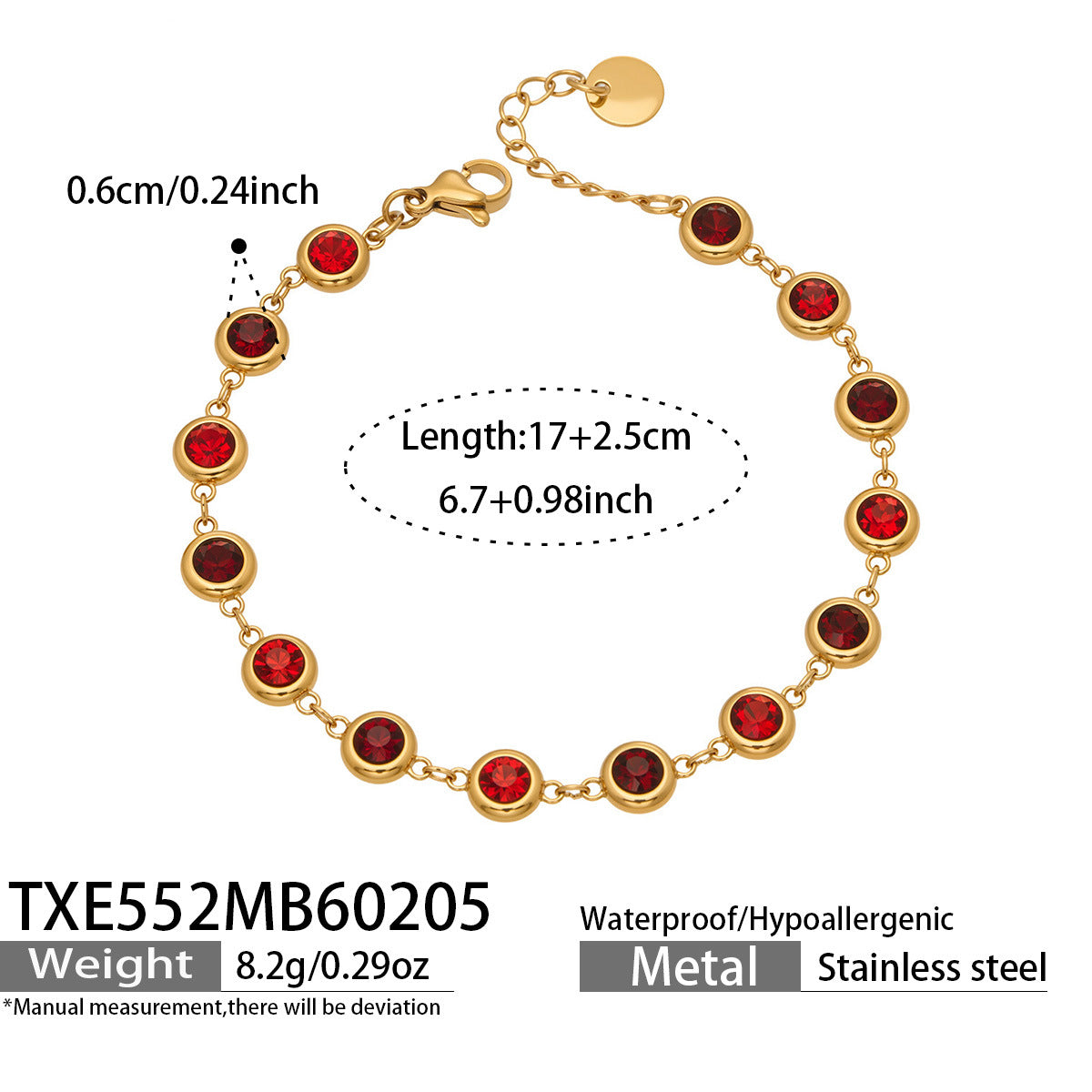 Fashion Luxury Splicing Stainless Steel Unisex Business Gift Bracelet Necklace Exquisite Fashion Elegant Color Tassel Set