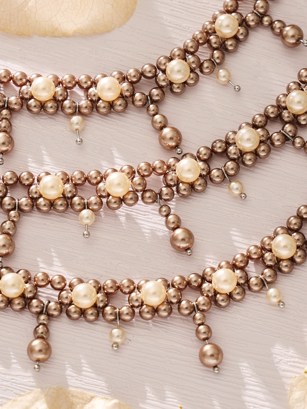 2026 Fashion  Crystal Pearl Beaded Stainless Steel  Handmade with Tassel Boho Chic Dainty Jewelry Gift for Women