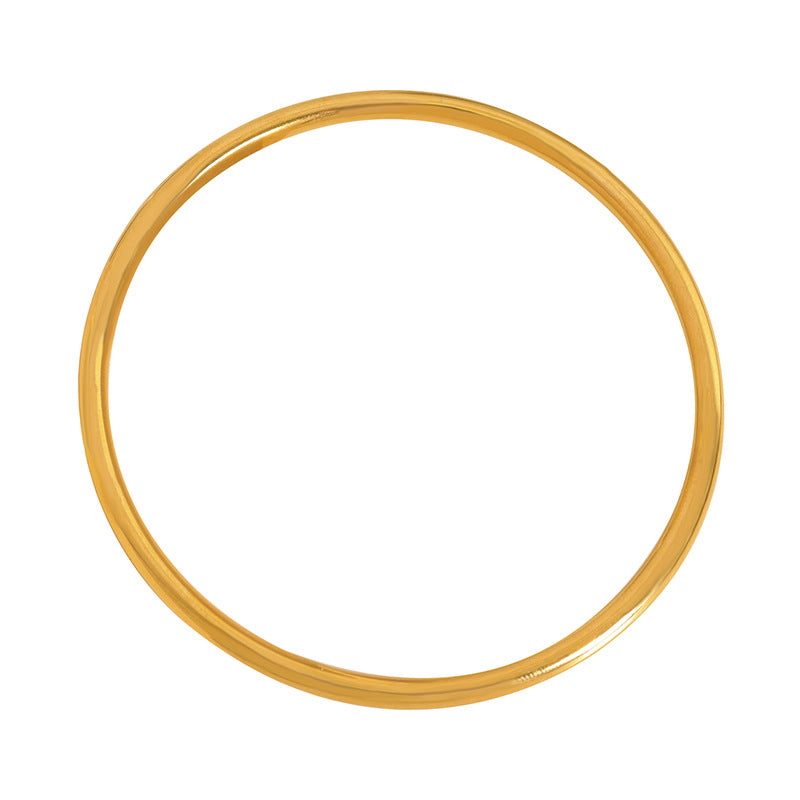 MB02101 Simple Style Stainless Steel Fashion Jewelry Gold Silver Rose Gold Color Options with Vacuum Plating Bracelets