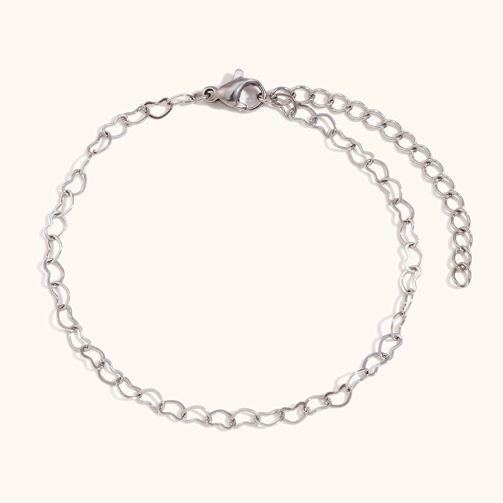 DB02074 Stainless Steel Chain Bracelet Multiple Designs 18K True Gold & Silver PVD Plated Fashion Cuff Jewelry