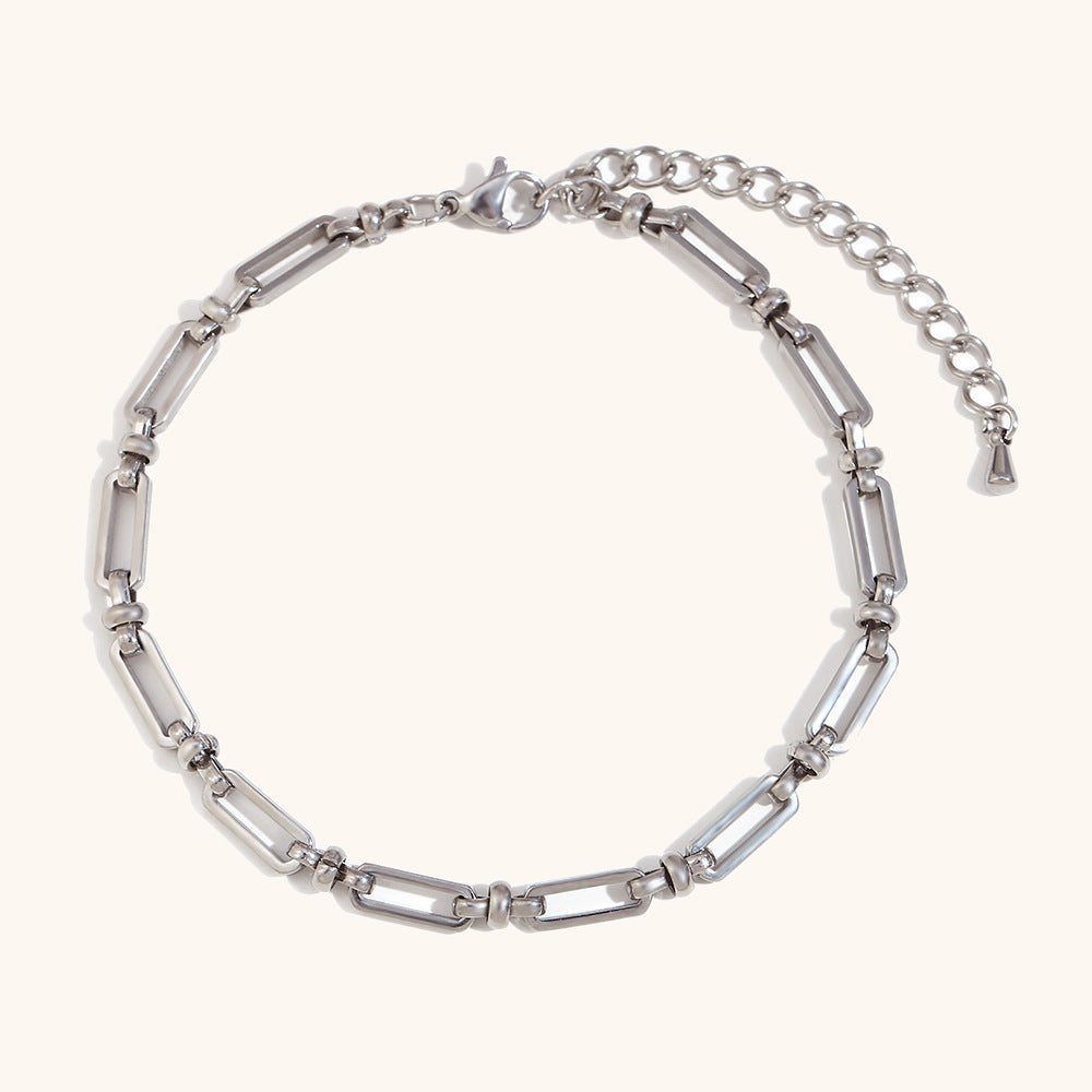 DB02074 Stainless Steel Chain Bracelet Multiple Designs 18K True Gold & Silver PVD Plated Fashion Cuff Jewelry