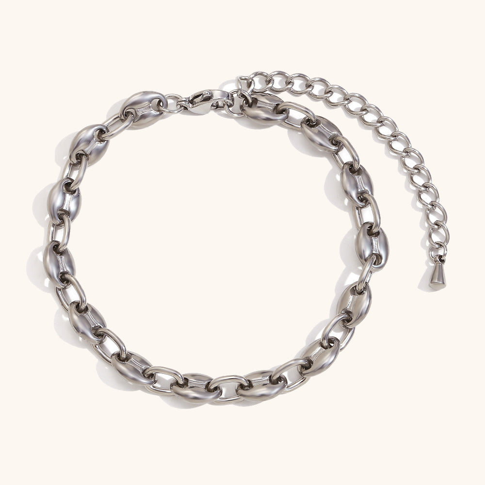 DB02074 Stainless Steel Chain Bracelet Multiple Designs 18K True Gold & Silver PVD Plated Fashion Cuff Jewelry