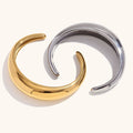 DB02071 Chunky Cuff Bracelet Stainless Steel 18K Gold PVD Fashion Accessory