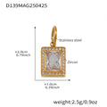 Best Trendy Stainless Steel Charm Bracelet with Zircon Valentine's Day Gift for Parties Gold-Plated True Gold