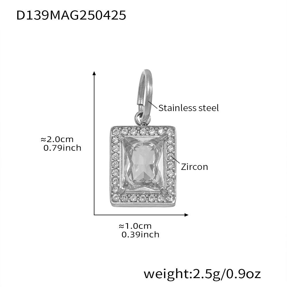 Best Trendy Stainless Steel Charm Bracelet with Zircon Valentine's Day Gift for Parties Gold-Plated True Gold