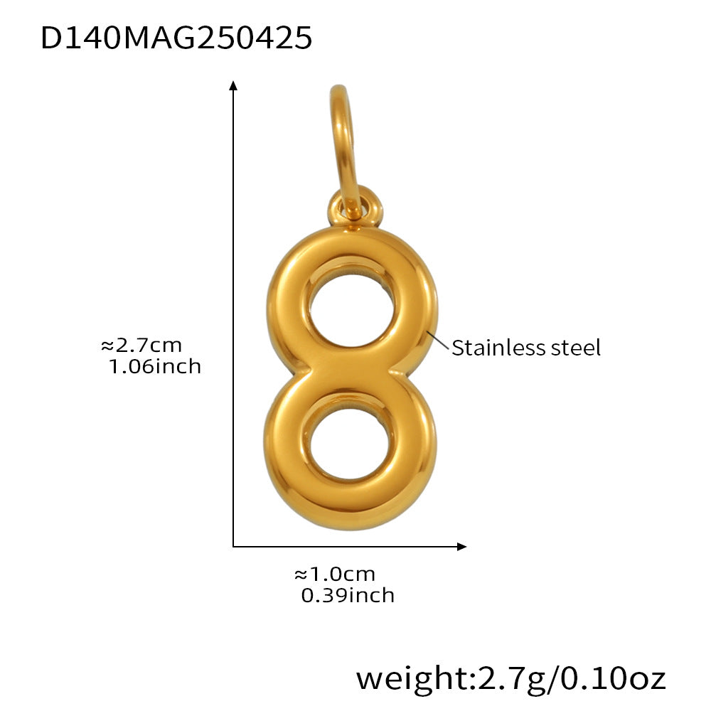 Best Trendy Stainless Steel Charm Bracelet with Zircon Valentine's Day Gift for Parties Gold-Plated True Gold