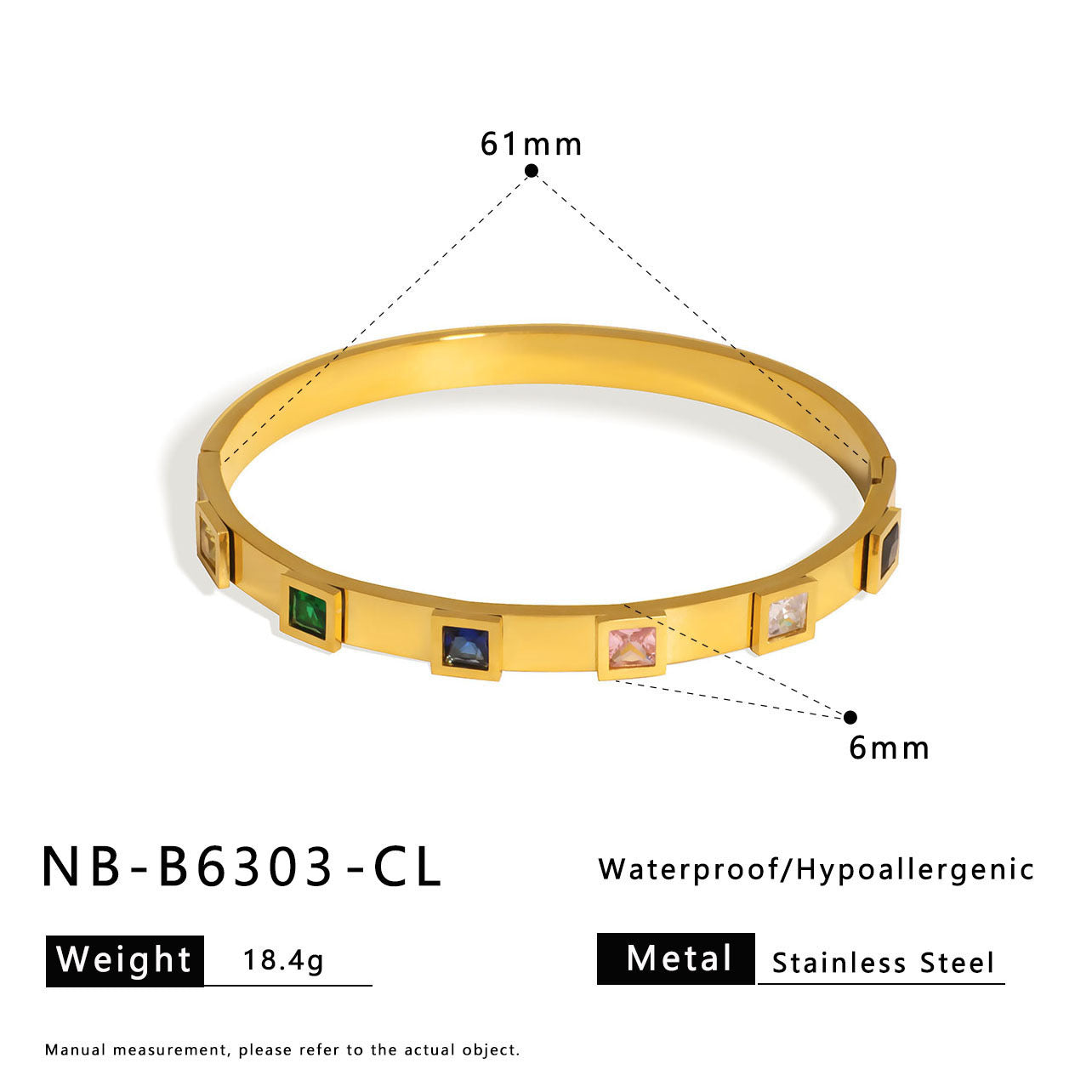 Wholesale Open and Close Gold Plated Stainless Steel Bangles Fashion Jewelry with Zircons for Girls Girls' Cuff Bracelets