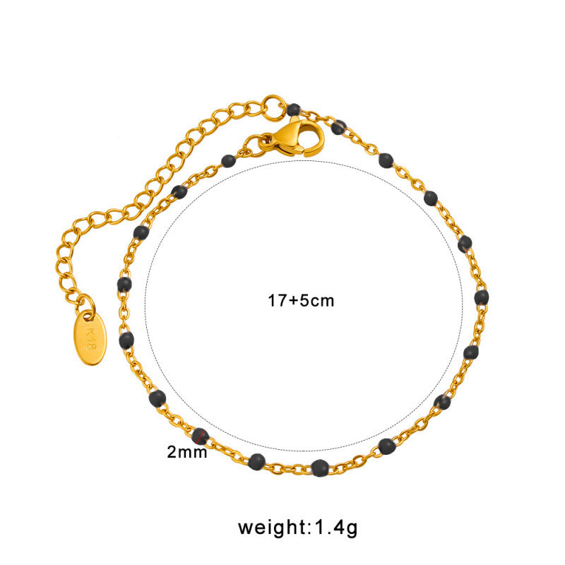 Stainless Steel 18K Gold Plated Chain & Link Bracelets Unisex Trendy Elegant Design Wholesale Jewelry