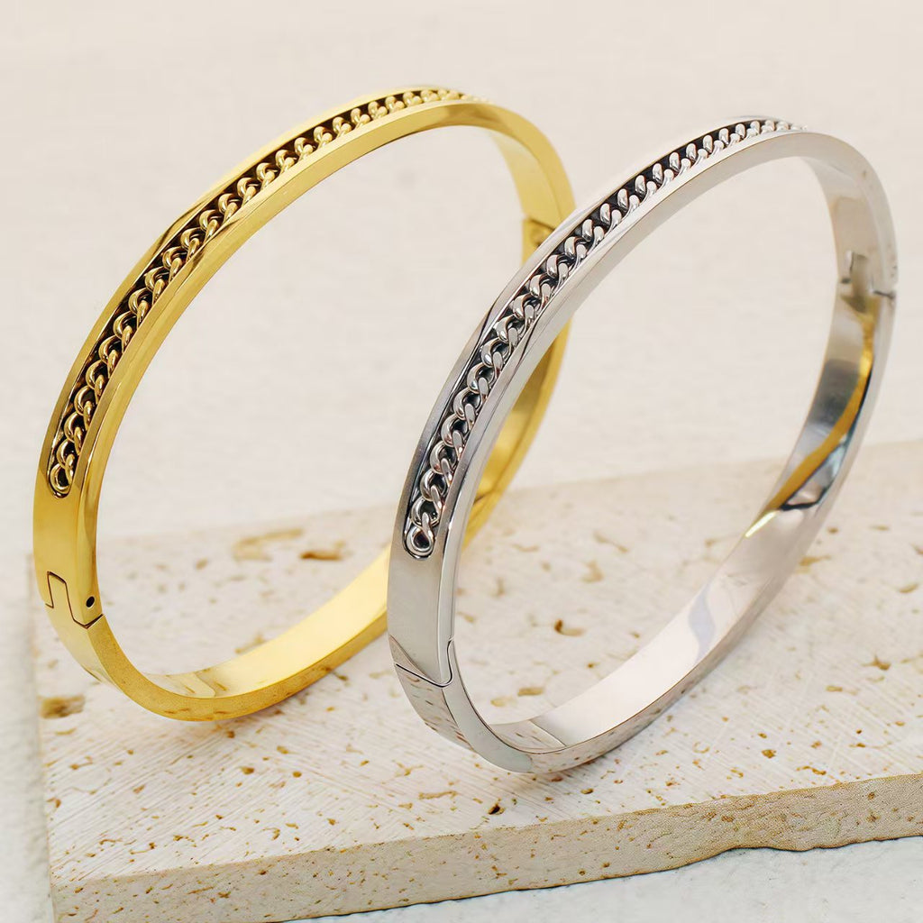 18k Gold Silver Rose Gold Plated Stainless Steel Vintage Crown Fashion Jewelry Bracelets Bangles Wholesale Gift for Unisex