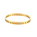 Customizable Real Gold Plated Stainless Steel Cuff Bracelets Fashion Jewelry for Girls