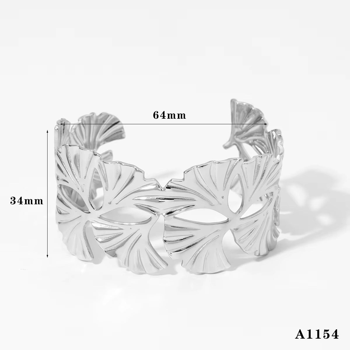 18K True Gold Plated Chunky Stainless Steel Cuff Bracelets Fashion Jewelry Hand Bangles Gold Plated Bangle