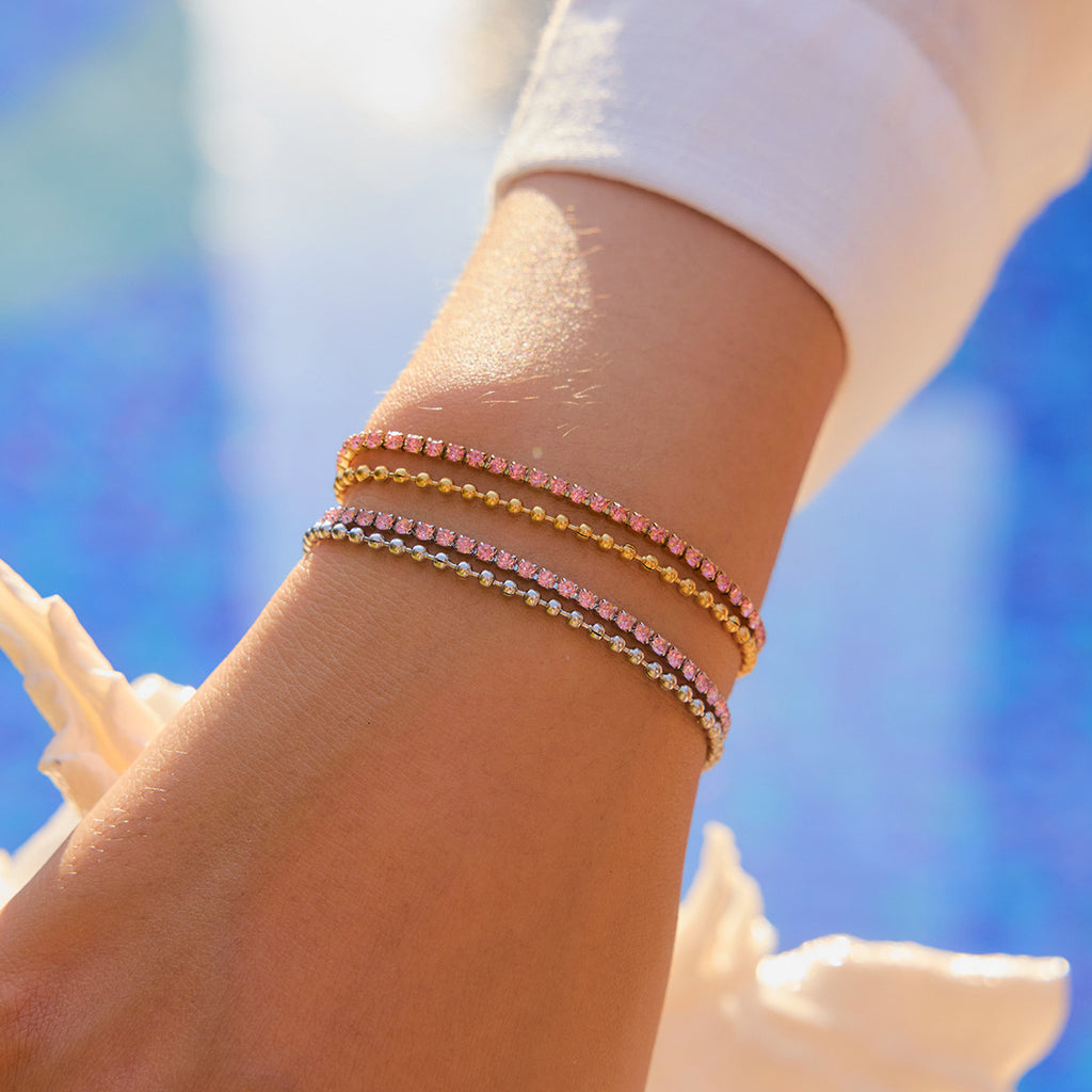 Wholesale Stainless Steel Classic Crown Shape Bracelet Trendy Girls' Fashion Jewelry Real Gold Plating Cute Fashion Chain Link