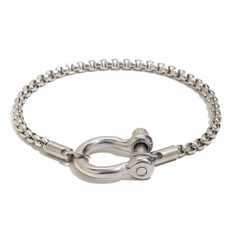 Customizable 18K Gold PVD Stainless Steel Designer Bracelets for Unisex