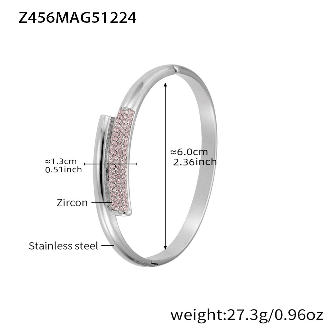 18K Gold PVD Plated Stainless Steel Zircon Vintage Crown Shape Bracelets & Bangles-Gift Jewelry Wholesale Fashion