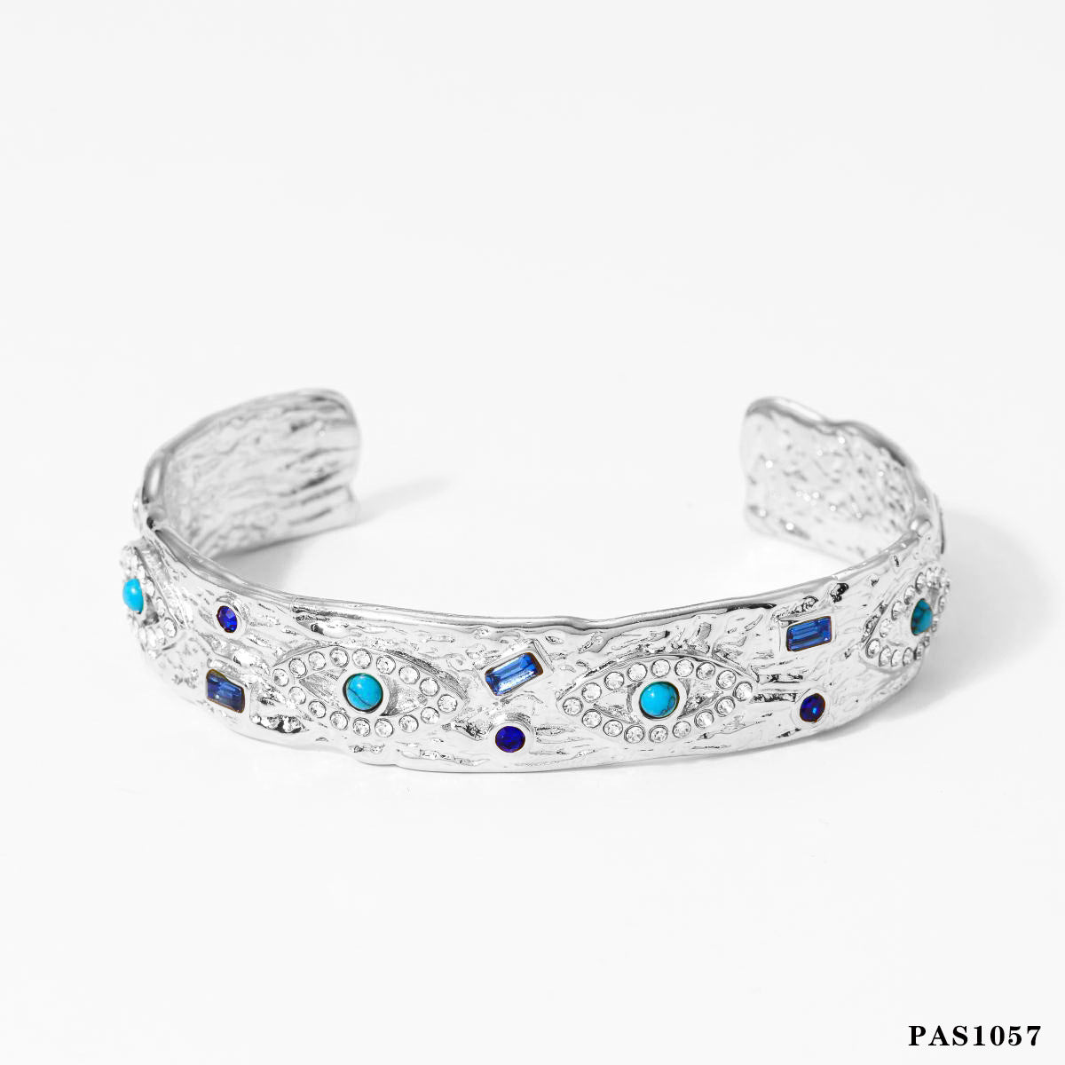 Stainless Steel 18K Gold Plated Crown-Shaped Cute Open Bangles Wedding Design Waterproof Non-Tarnishing Women's Gift Zircons