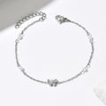Bracelets 14K Gold Plated Butterfly Pearl Zircon Waterproof Stainless Steel Party Gift Chain Adjustable Hypoallergenic Trendy